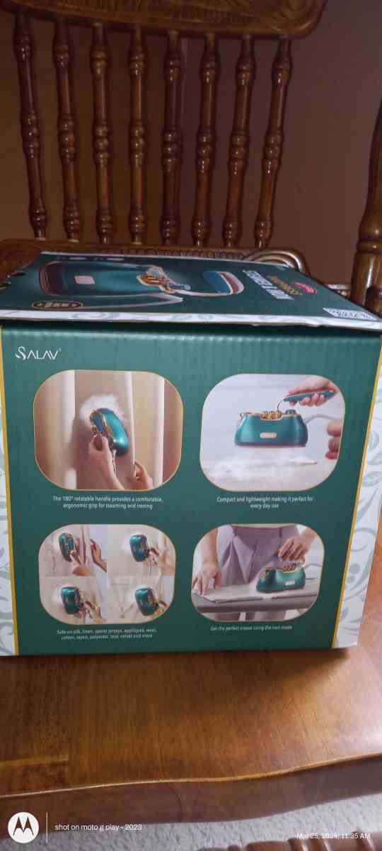 Salva Brand Duo press Steamer Iron - Pelham, Alabama - FleaMarketBay