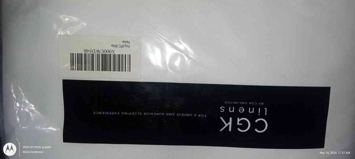 new CGK 6 piece linen set - Clover, South Carolina - FleaMarketBay