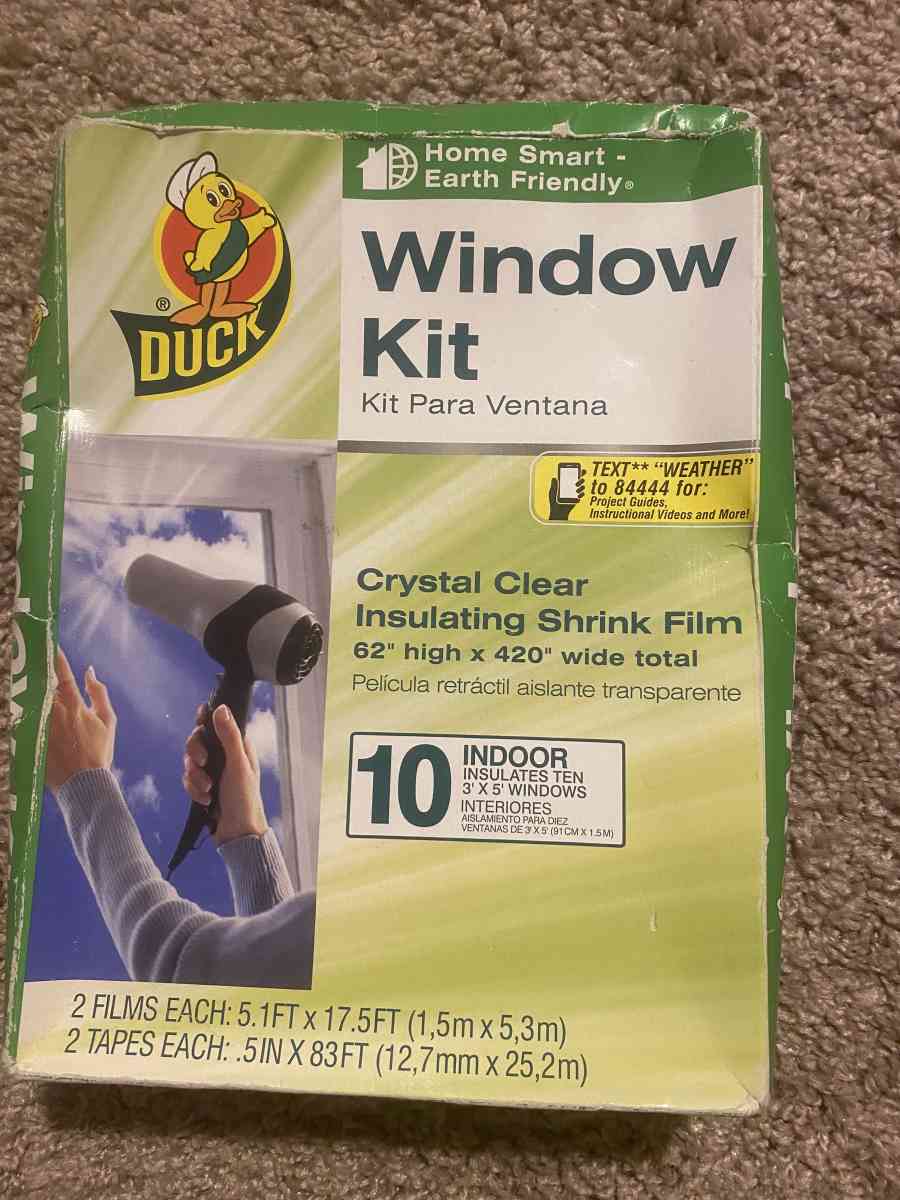Duck Window Kit AND Duck Faucet Cover - Atlanta, Georgia