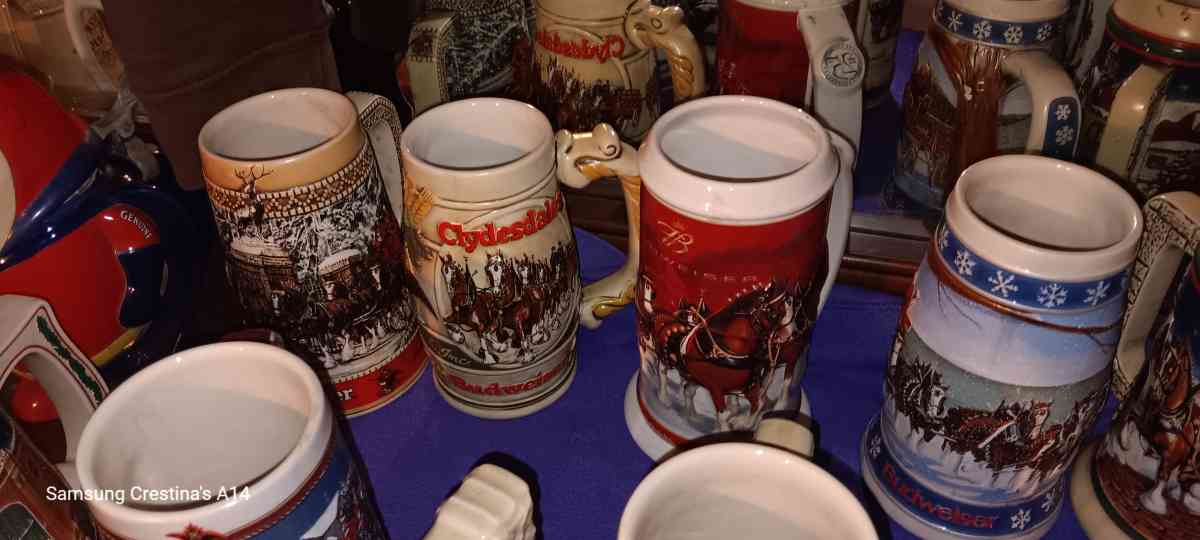 Budwiser beer steins - Wichita, Kansas - FleaMarketBay