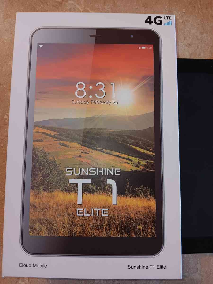 Cloud Sunshine T1 Elite tablet - Fresno, California - FleaMarketBay