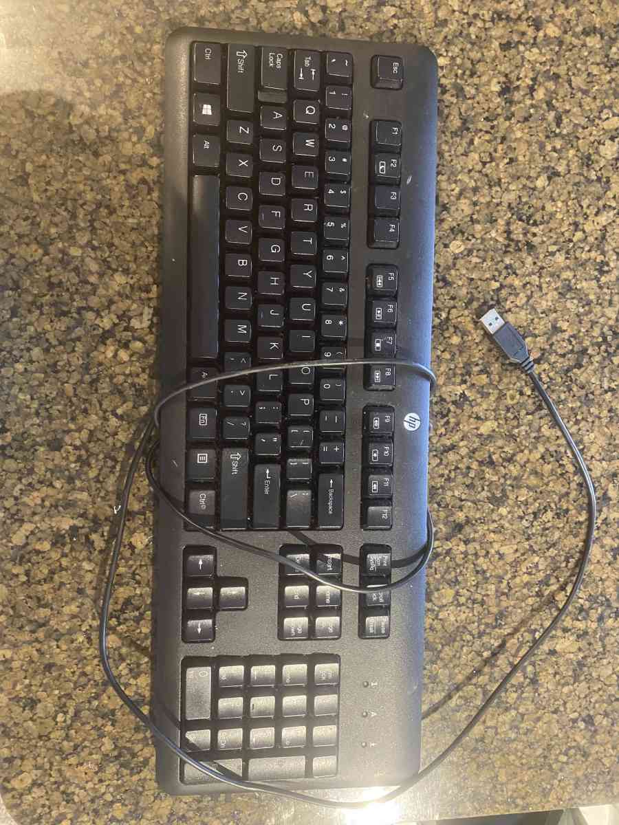 HP Desktop 320K Slim Wired Keyboard  Black 5V - Atlanta, Georgia