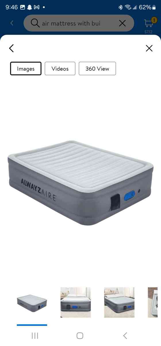 AlwayzAire 20 Queen AirMattress with Builtin Pump - Greensboro, North Carolina - FleaMarketBay