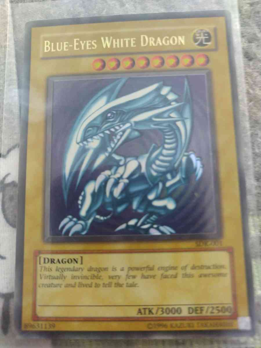 blue eyes white dragon sdk001 ultra rare - Lawrenceville, Georgia - FleaMarketBay