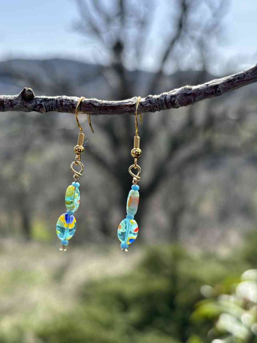 handmade glass bead earrings - Tehachapi, California - FleaMarketBay