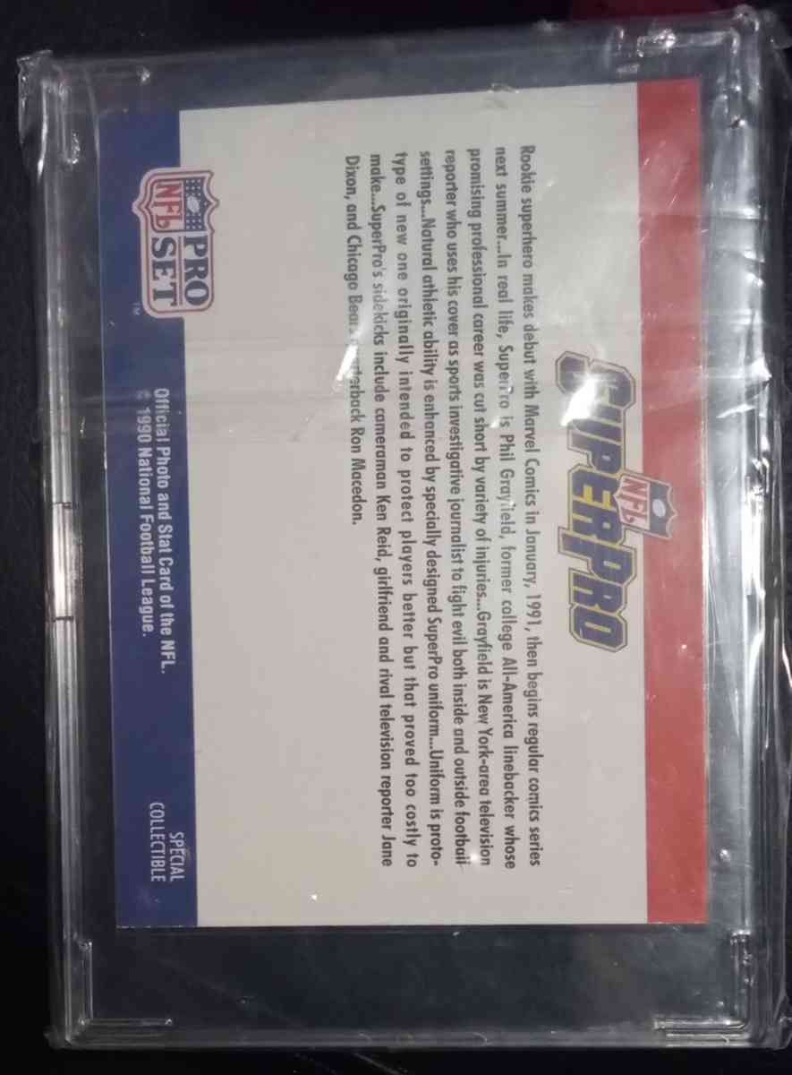 NFL ROOKIE SUPER HERO CARD - Dayton, Ohio - FleaMarketBay