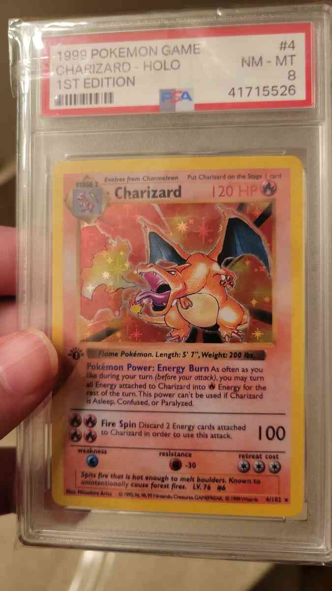 1st edition charizard holo pokemon - Omaha, Nebraska - FleaMarketBay