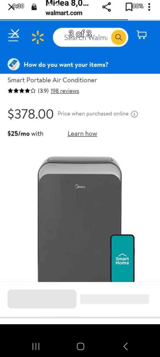 Midea 3 and 1 Portable smart AC - Adamsville, Ohio - FleaMarketBay