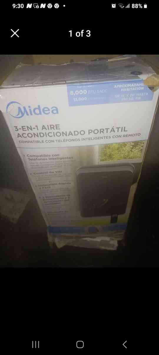 Midea 3 and 1 Portable smart AC - Adamsville, Ohio