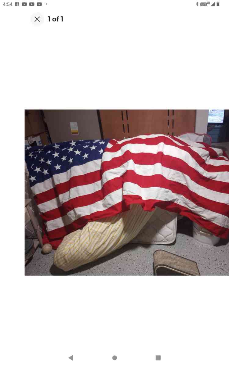 6ft American outdoor flag - Baltimore, Maryland