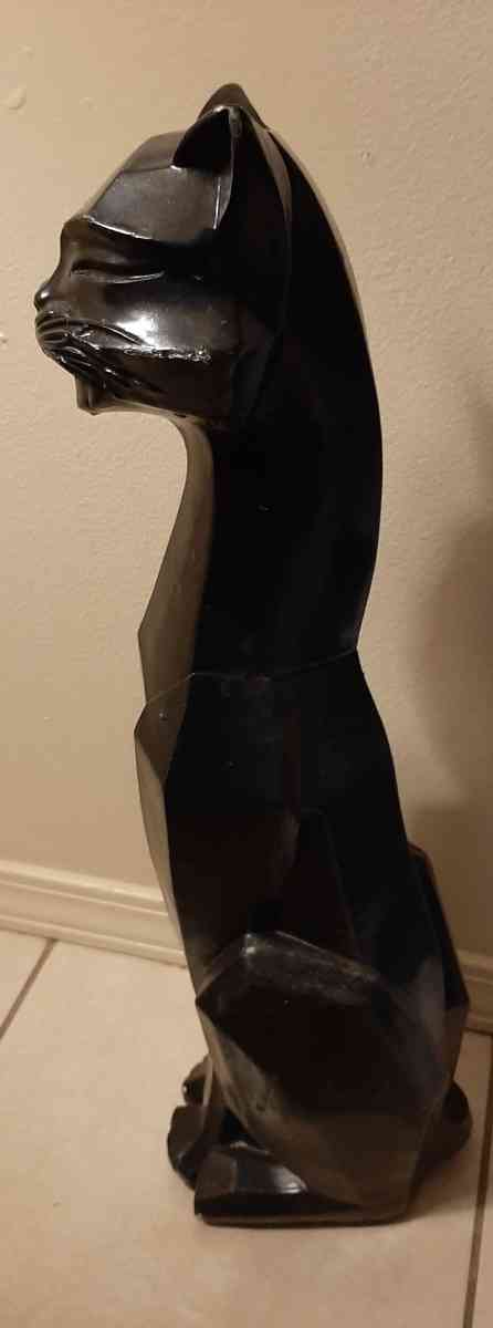 vintage Black Cat Statue - Dover, Arkansas - FleaMarketBay