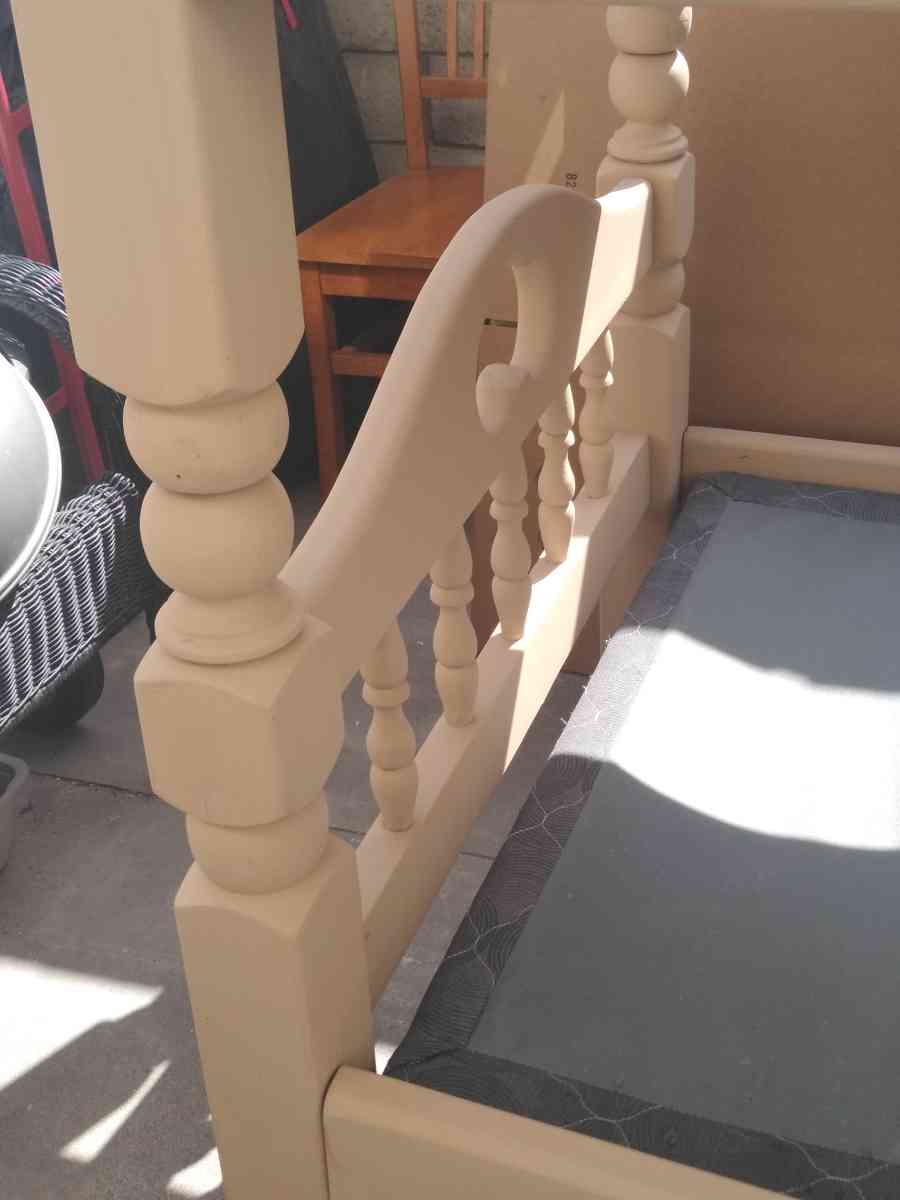 solid wood Bunk bed with box spring - Corona, California - FleaMarketBay