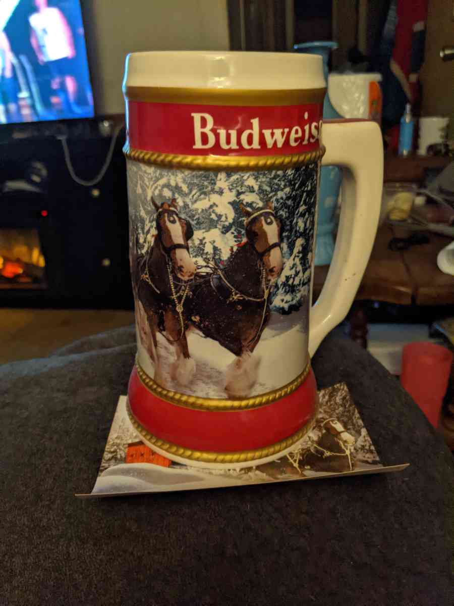 40th anniversary edition Budweiser stien - Shirleysburg, Pennsylvania - FleaMarketBay