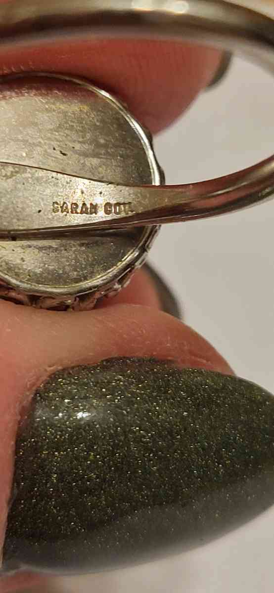 iridescent dome ring