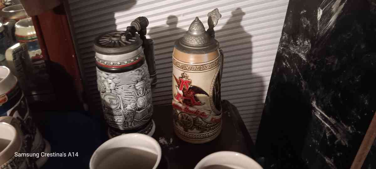 Budwiser beer steins - Wichita, Kansas - FleaMarketBay