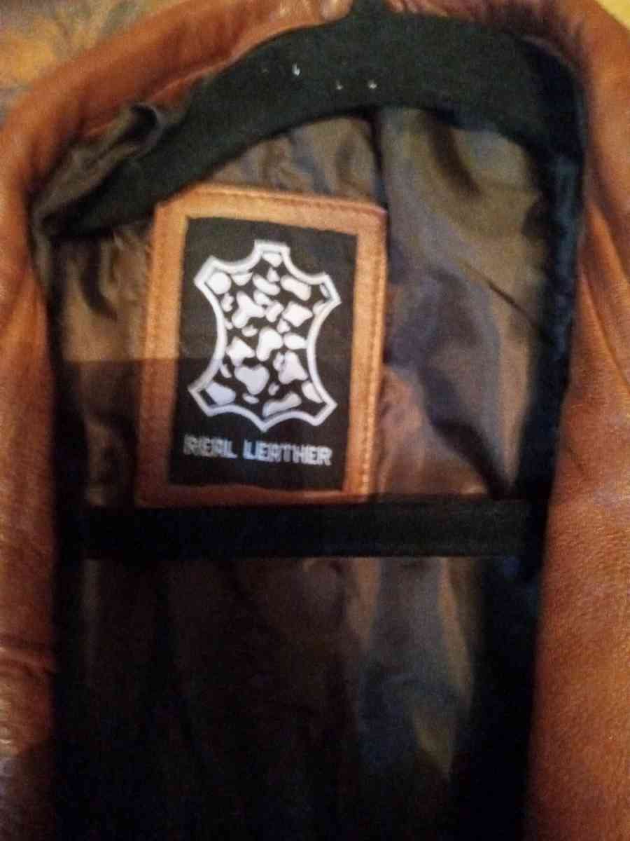 Mens vintage leather jacket - Odessa, Texas - FleaMarketBay