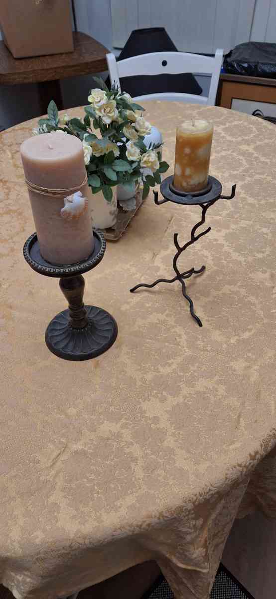 Candle Decor Tall Candles with Candle Stands - Lawrenceville, Georgia