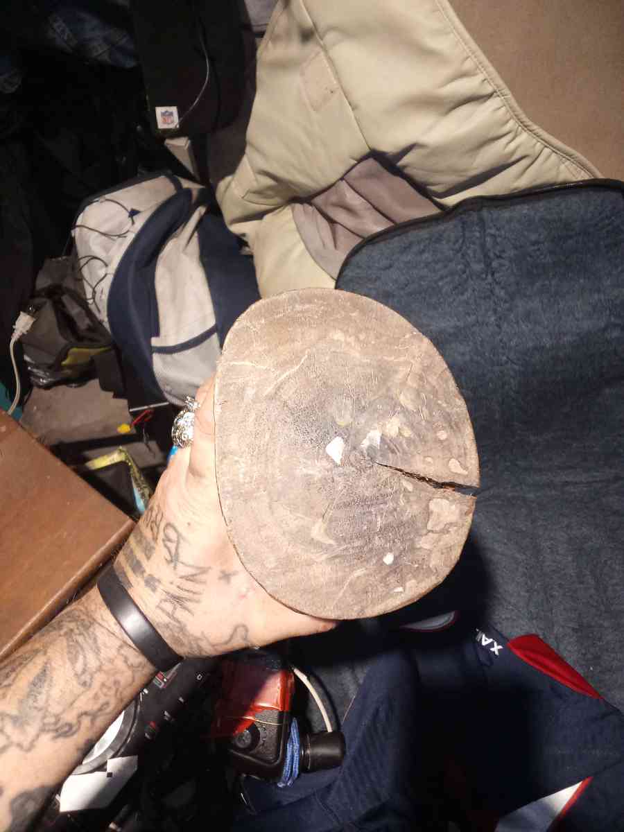 wood carving of a Roman firefighter - Tampa, Florida - FleaMarketBay