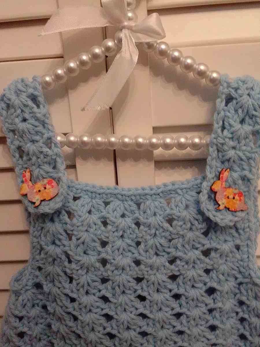 Crocheted baby Easter Dress - Cuddebackville, New York - FleaMarketBay