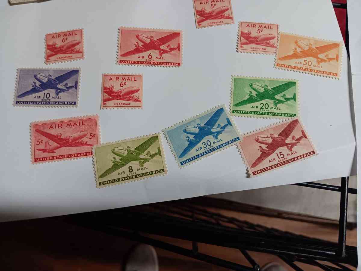 old stamps - Huffman, Texas