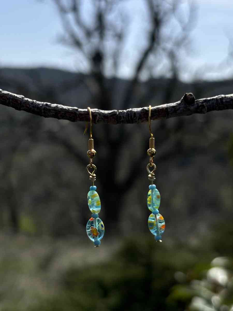 handmade glass bead earrings - Tehachapi, California - FleaMarketBay