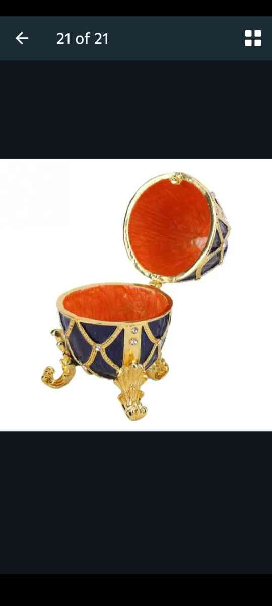 Decorative Egg Jewerly Boxes - Alliance, Ohio - FleaMarketBay