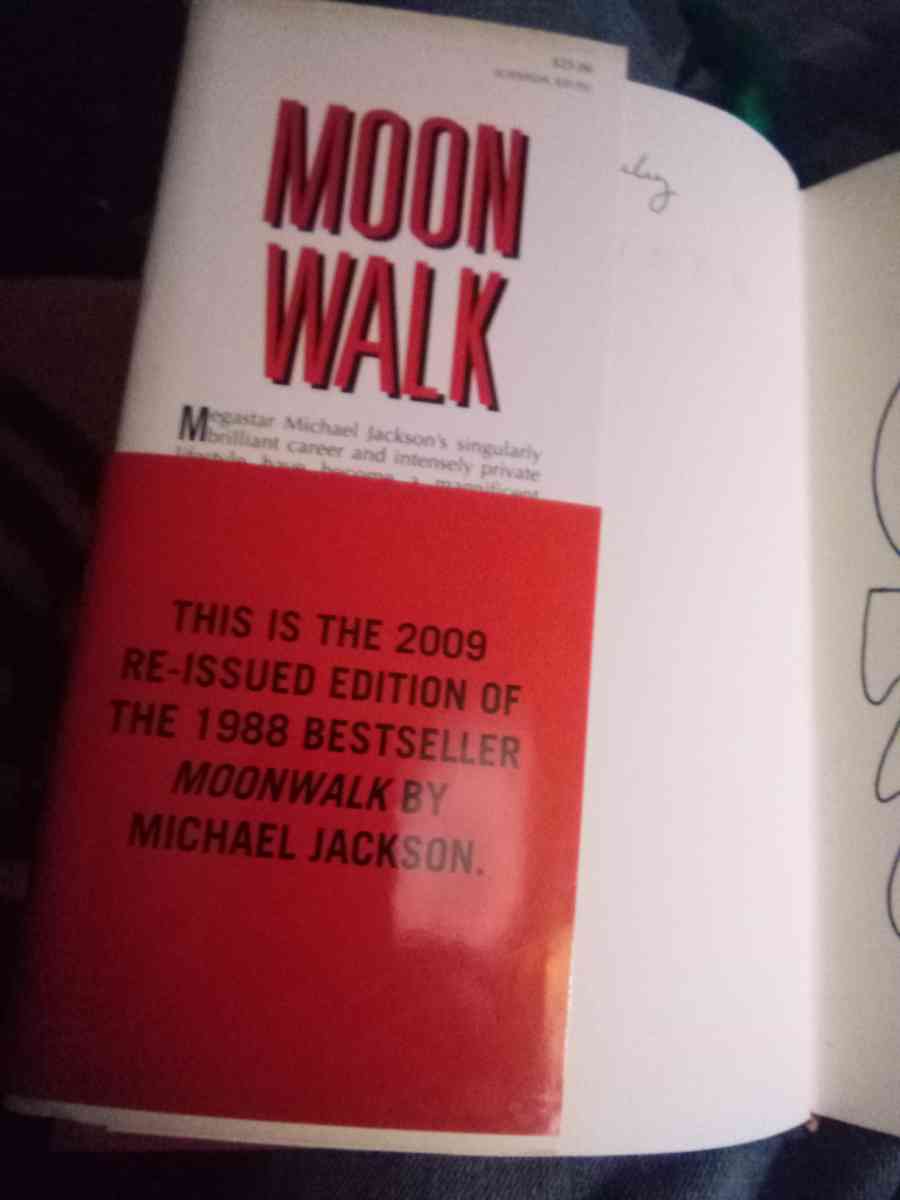 Michael Jackson Moon Walk autobiography book - Alexandria, Indiana - FleaMarketBay