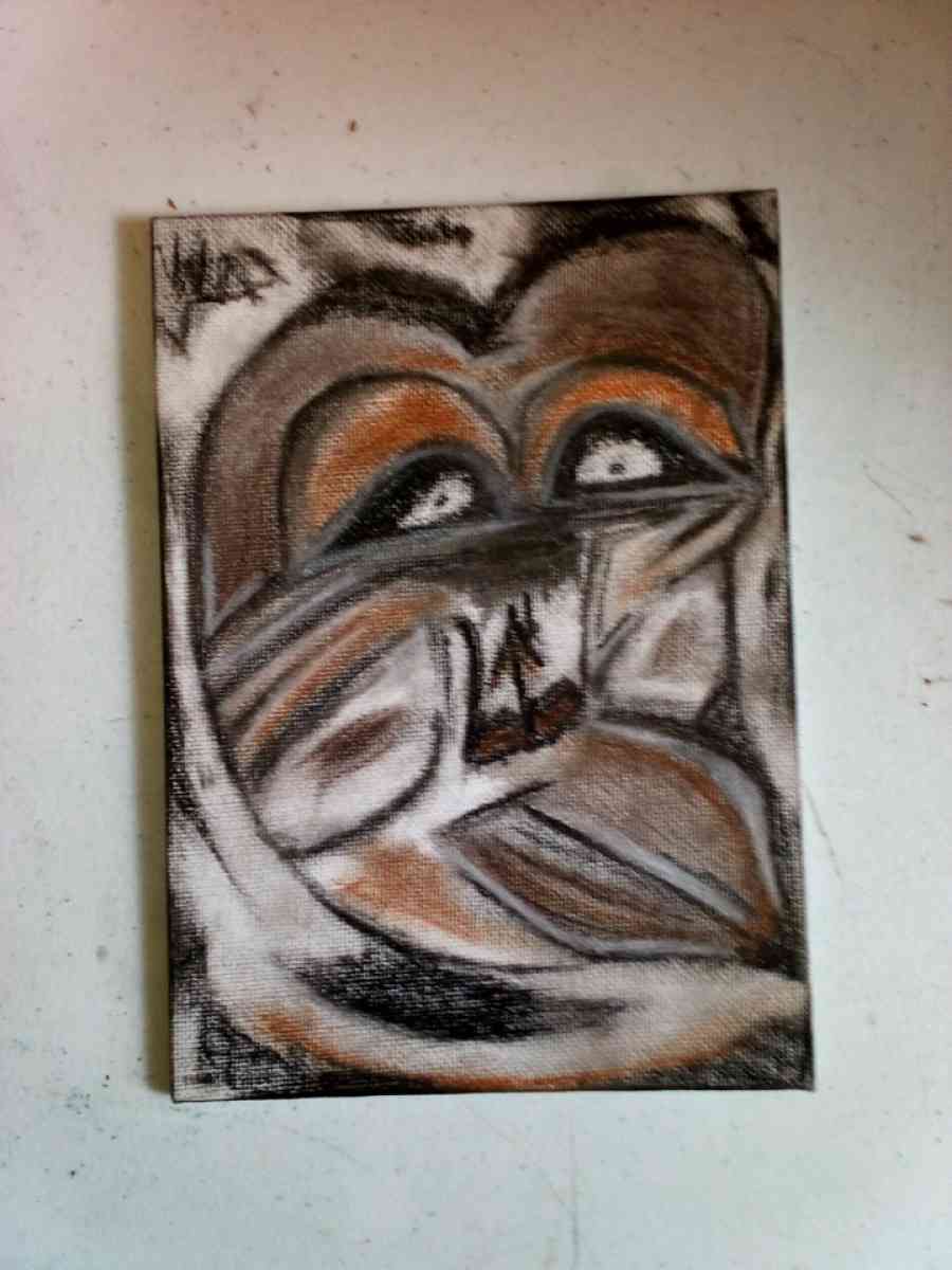 charcoal canvas - Shell Knob, Missouri - FleaMarketBay