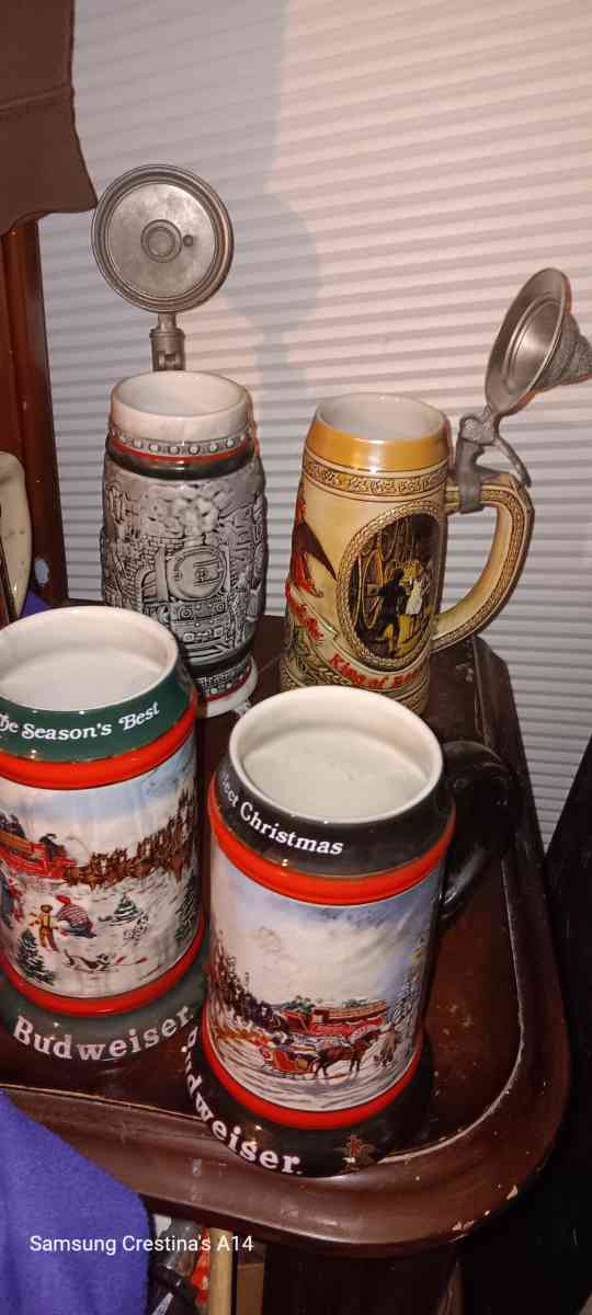 Budwiser beer steins - Wichita, Kansas
