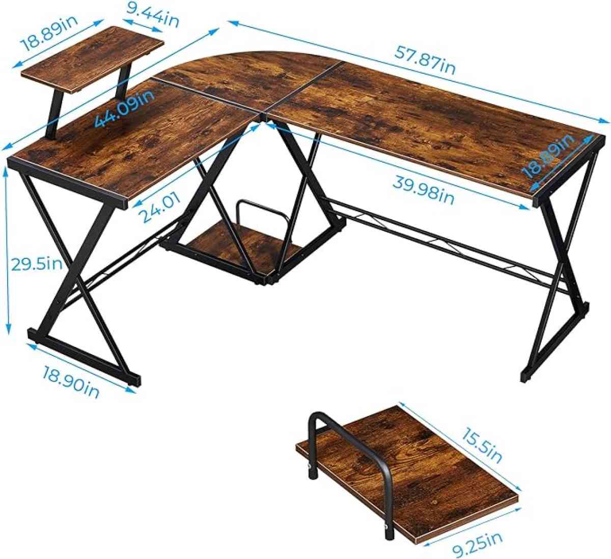 L shaped desk - Chico, California - FleaMarketBay