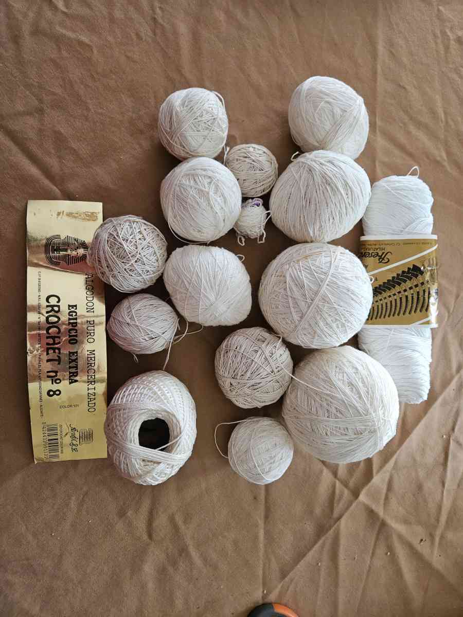 lot of crochet Thread 100 percent cotton - El Paso, Texas