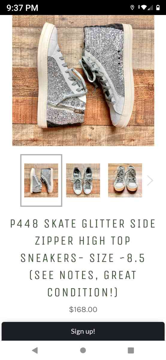 P448 girls skate shoes - North Port, Florida - FleaMarketBay