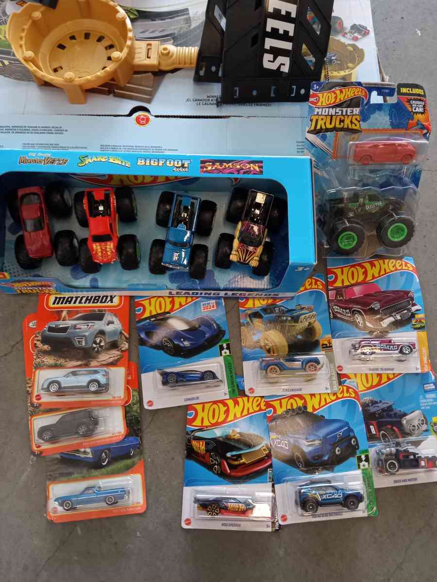 the monster trucks and ramp