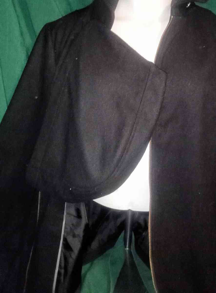 Catherines 2X Detachable Hooded Black Coat - Spencer, Oklahoma - FleaMarketBay