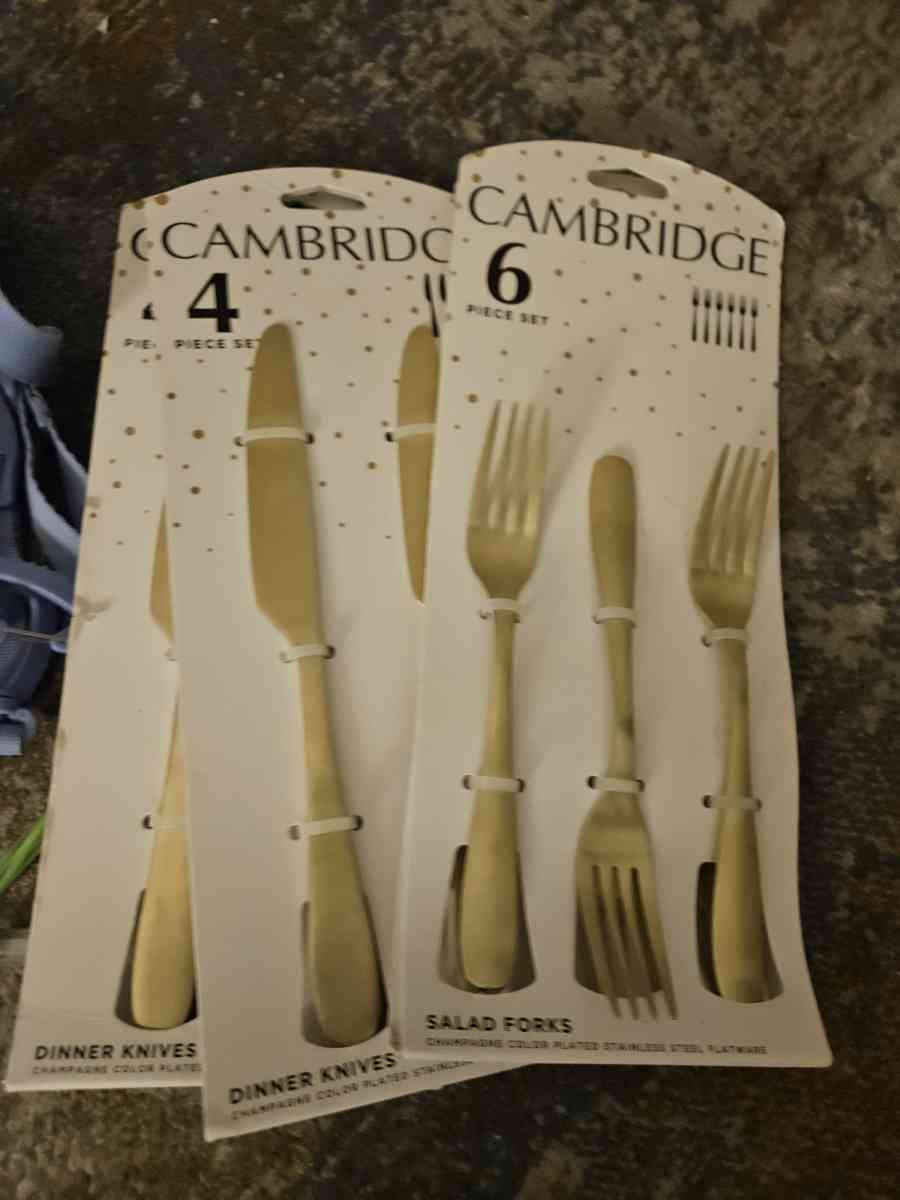 Cambridge gols silverware full set - Renton, Washington