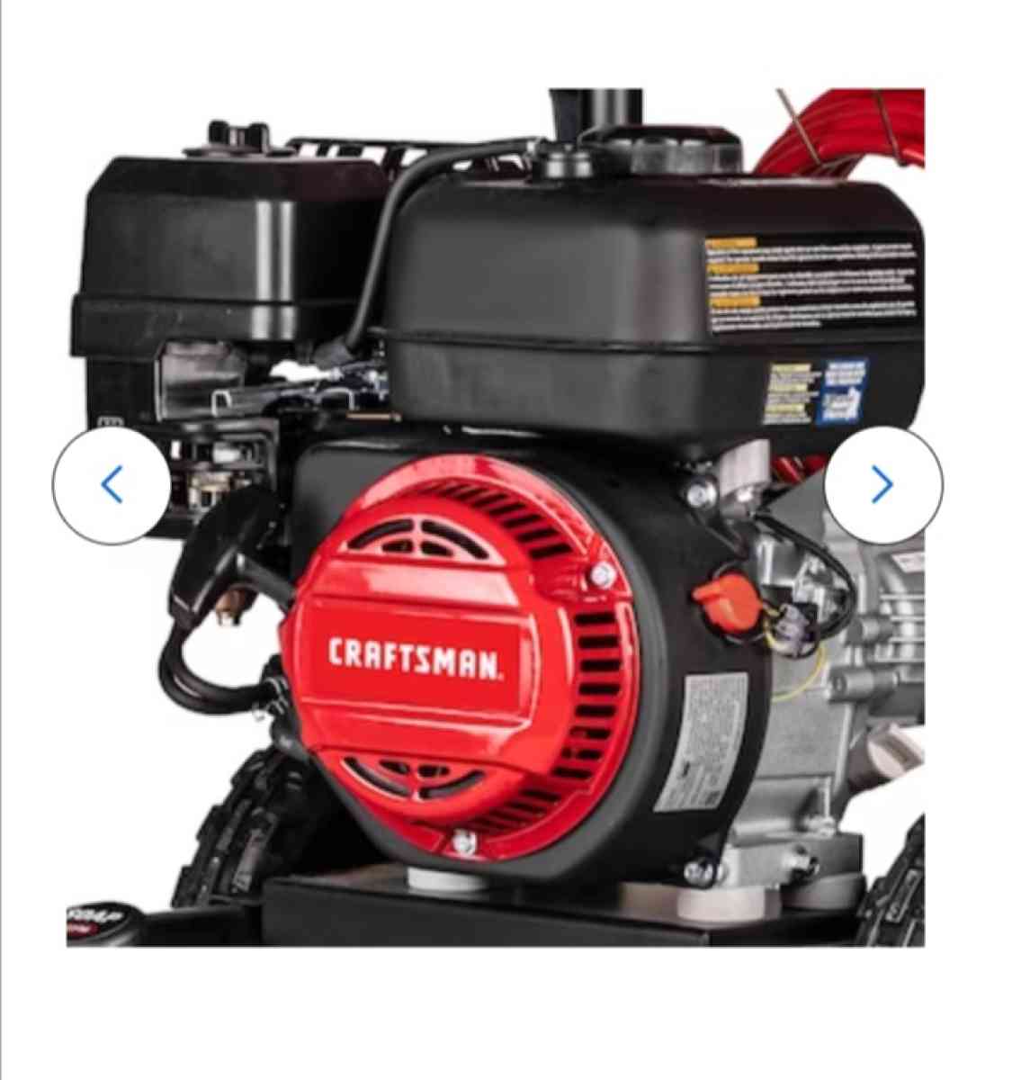 CRAFTSMAN 3400 PSI 24Gallons Cold Water Gas Pressure Washer - Santa Clarita, California - FleaMarketBay