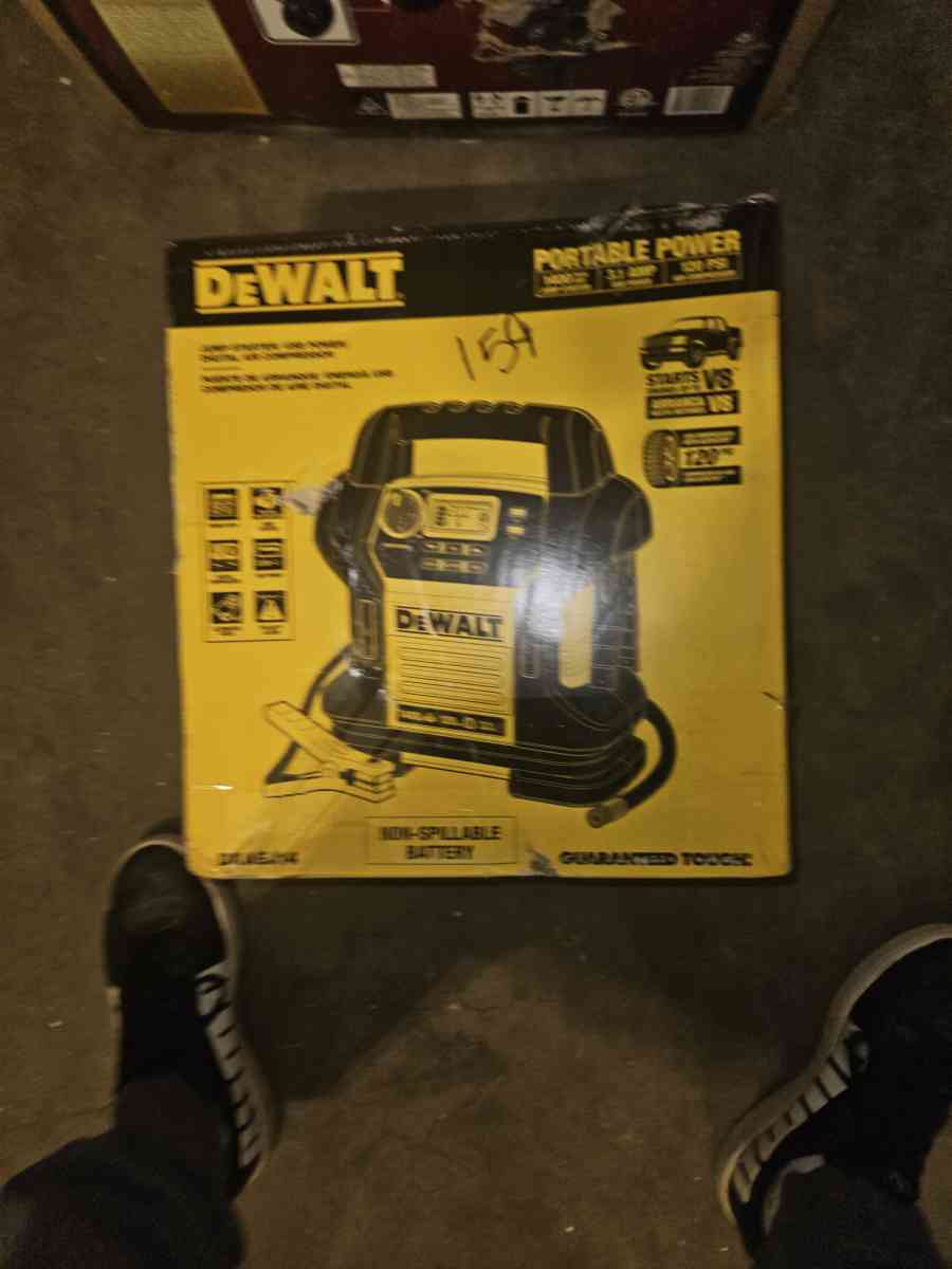 Dewalt portable power jump start with accessories - Greeley, Colorado - FleaMarketBay