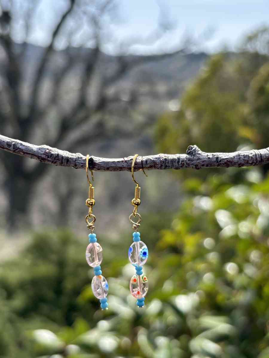 handmade glass bead earrings - Tehachapi, California - FleaMarketBay