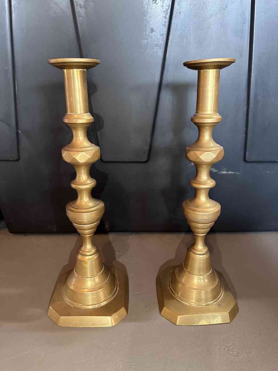 Brass candle holder - Colchester, Connecticut
