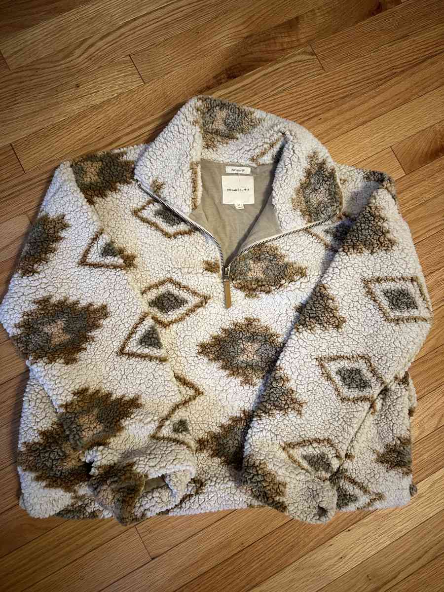 Thread of Supply fleece jacket - San Antonio, Texas - FleaMarketBay