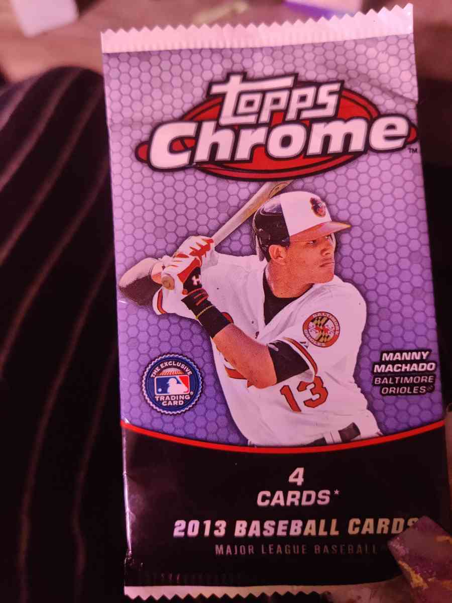 2013 Topps Chrome Baseball Hobby Foil Pack - Phoenix, Arizona