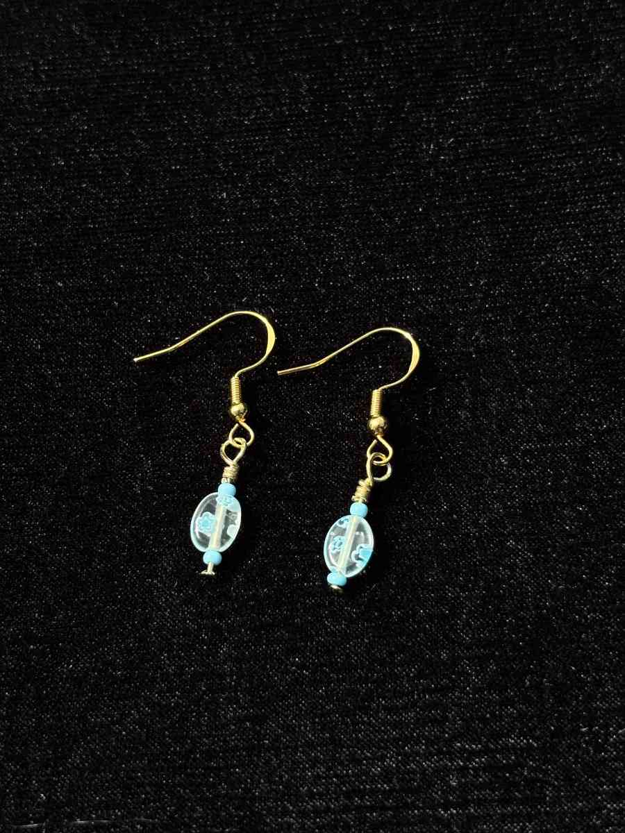 handmade glass bead earrings - Tehachapi, California