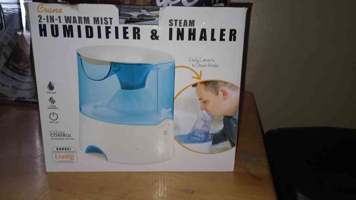two in one warm mist humidifier and steam inhaler - Warren, Ohio - FleaMarketBay