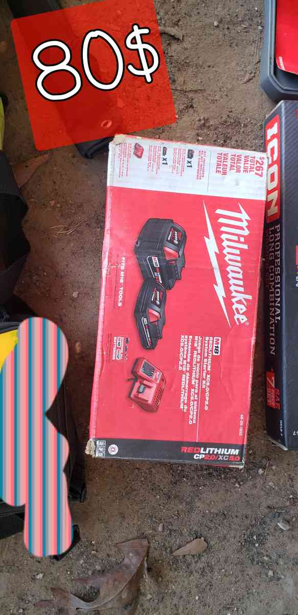 milwaukee batt start kit - Jasper, Alabama - FleaMarketBay