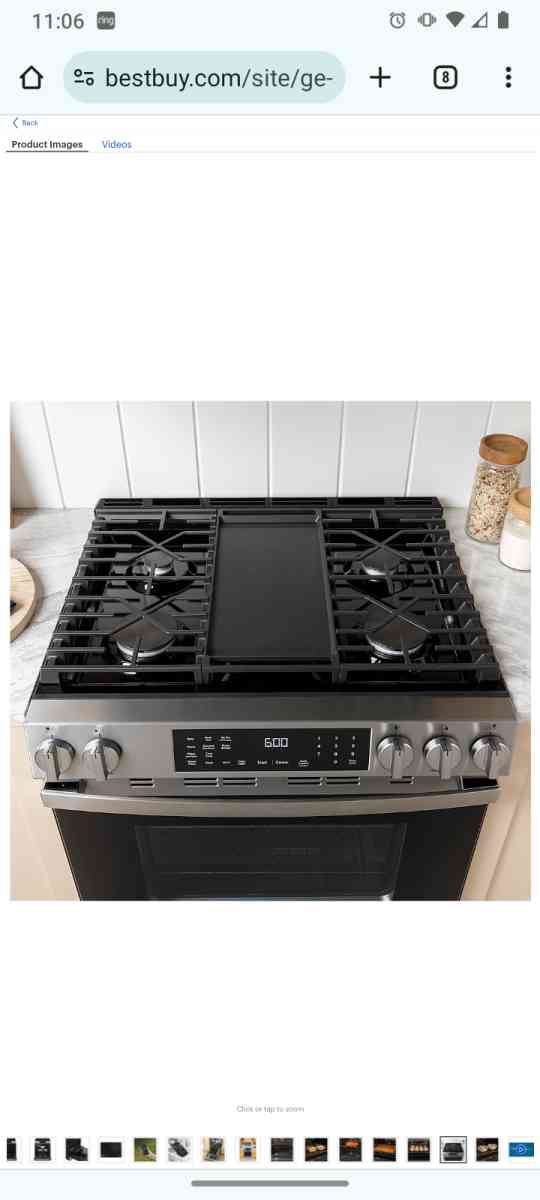 New GE stove with built in AIR fryer - Clover, South Carolina