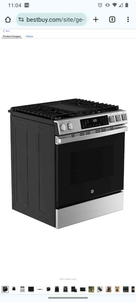 New GE stove with built in AIR fryer - Clover, South Carolina - FleaMarketBay