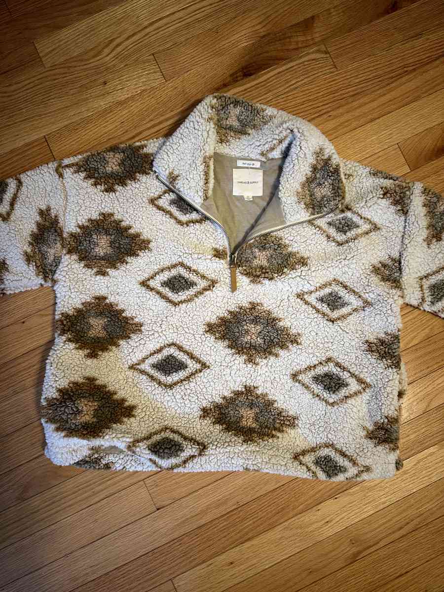 Thread of Supply fleece jacket - San Antonio, Texas - FleaMarketBay