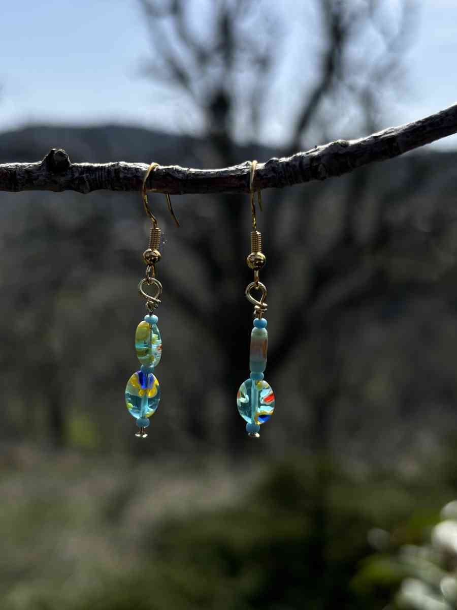 handmade glass bead earrings - Tehachapi, California - FleaMarketBay