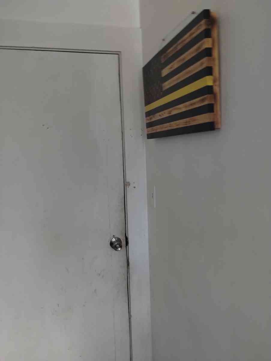 wooden flag - Eden, North Carolina