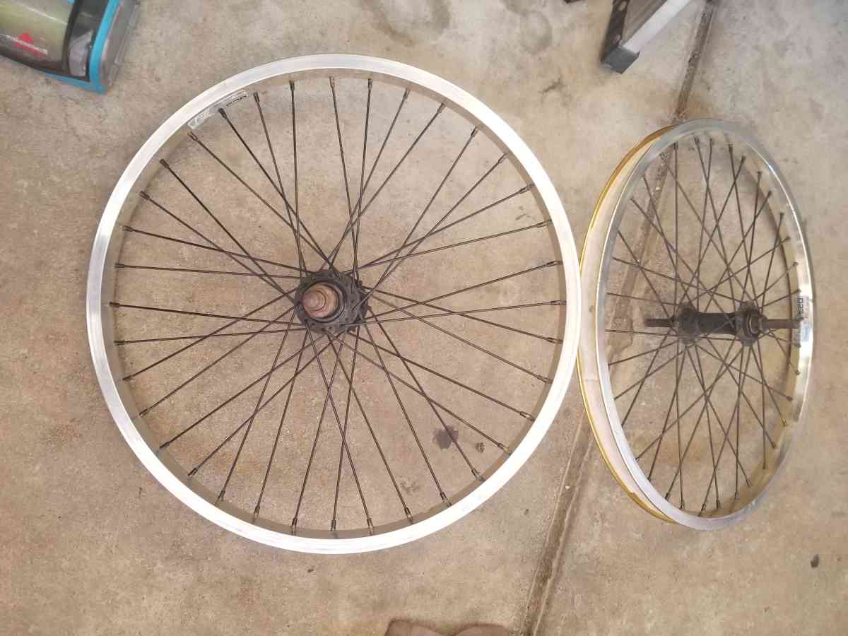 gold bmx rims